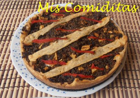 PASTEL DE MORCILLA Y MANZANA
