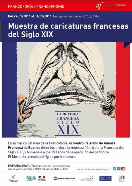 ALIANZA FRANCESA: Muestra de caricaturas del siglo XIX