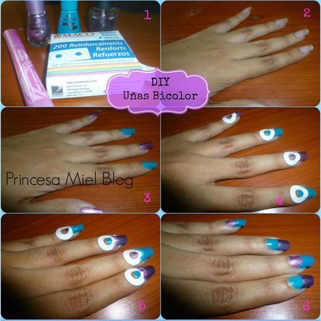 (DIY) Uñas Bicolor utilizando Esmaltes Essence