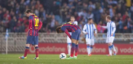 Debacle del Barcelona en Anoeta