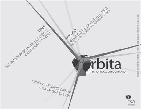 Proyecto ORBITA invita a la conferencia: Algunas paradojas de la estética en la subalternidad