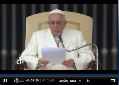 Colaboradores de este blog en Roma junto a S. S. el Papa Francisco.