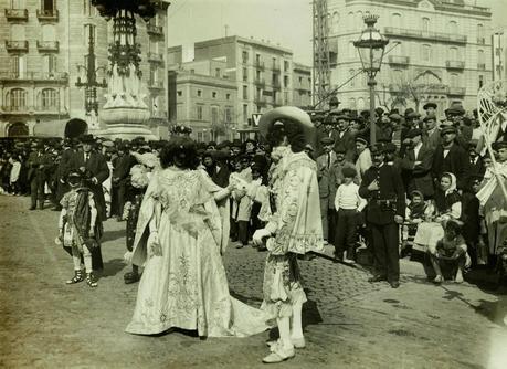YA LLEGA EL CARNAVAL, BARCELONA EL CARNAVAL DE HACE 100 AÑOS...23-02-2014...!!!