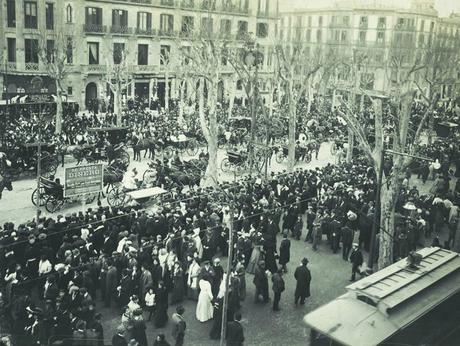 YA LLEGA EL CARNAVAL, BARCELONA EL CARNAVAL DE HACE 100 AÑOS...23-02-2014...!!!
