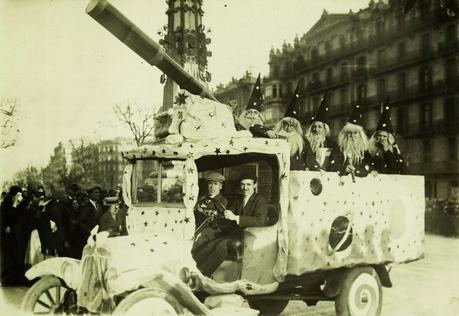 YA LLEGA EL CARNAVAL, BARCELONA EL CARNAVAL DE HACE 100 AÑOS...23-02-2014...!!!