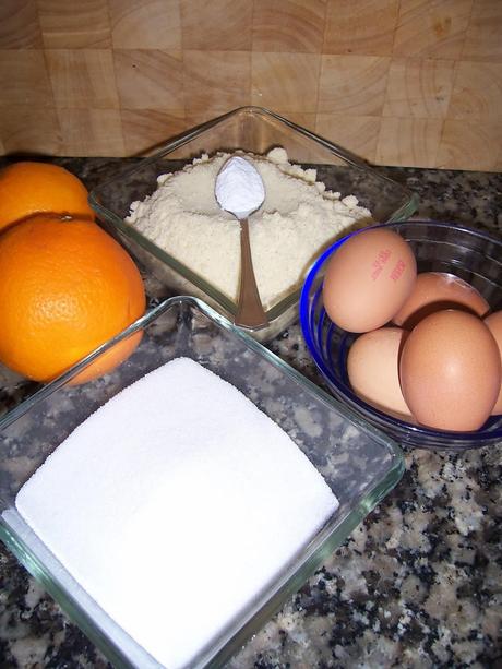 PASTEL LIBANÉS DE ALMENDRAS Y NARANJA