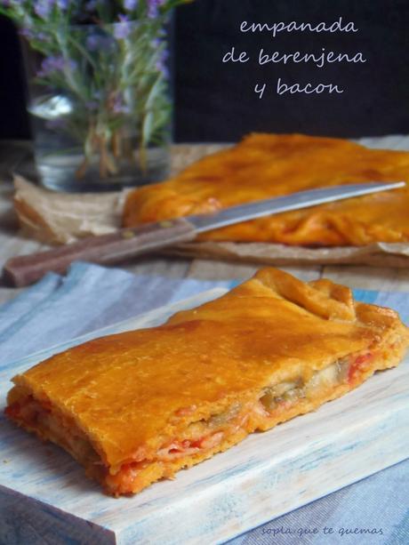 EMPANADA DE BERENJENA Y BACON