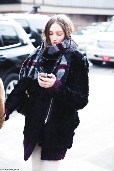 New_York_Fashion_Week-Street_Style-Fall_Winter-2015-MOdel_Coat-Scarf-