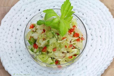 Ensalada siciliana de hinojo y apio