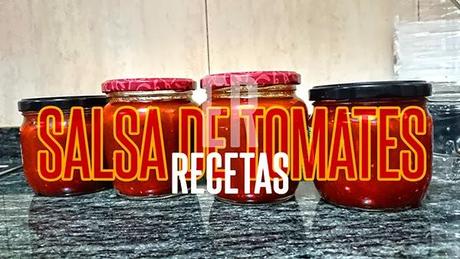 Salsa dulce de Tomates (reducción y mezcla)