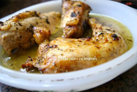 POLLO DE CORRAL AL HORNO