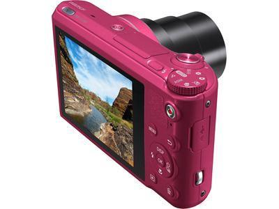 Samsung WB250F rosa pantalla