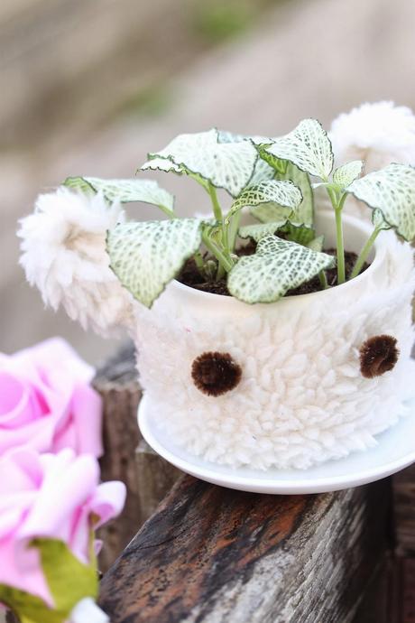 DIY Home - Case Pot cute Kawaii (Funda para maceta cute kawaii)