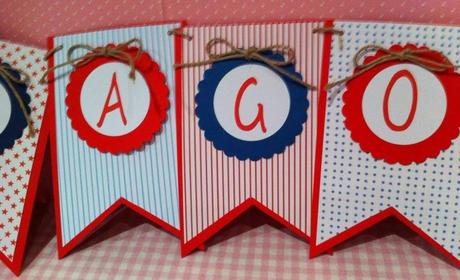 Detalles de comunion:Guirnalda con nombre