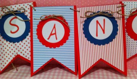 Detalles de comunion:Guirnalda con nombre