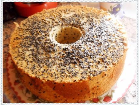 Sesamo negro chiffon cake