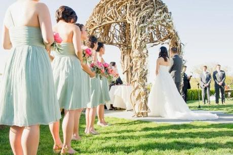 Una boda romántica...