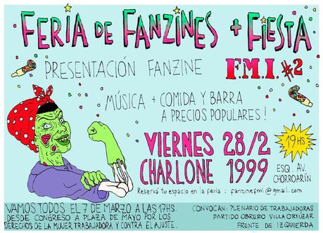 ¡FERIA DE FANZINES + FIESTA traé tu publicación!‏