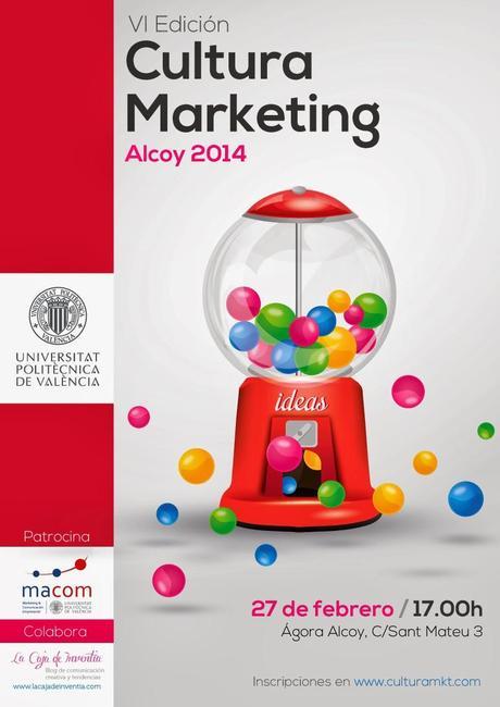 Cartel Sexta Edicion Cultura Marketing Alcoy 2014