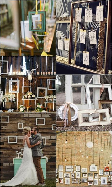 Inspiration. Frames to decorate weddings Inspiration. Frames to decorate weddings