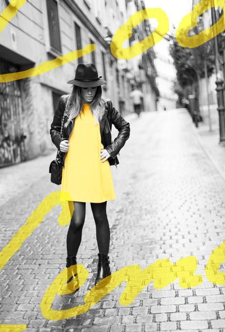 street style barbara crespo cool lemon zara dress chanel bag fashion blogger outfit street style barbara crespo cool lemon zara dress chanel bag fashion blogger outfit