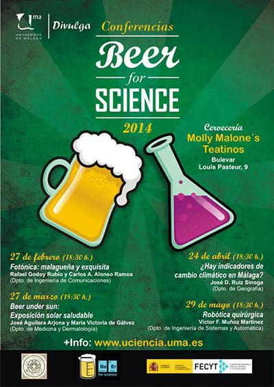 Tertulias ‘Beer for Science’ (Málaga, España)