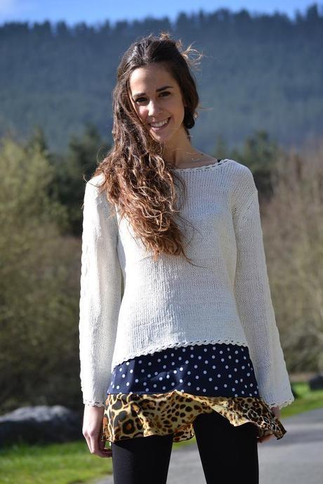 Mixing prints leopard and dots