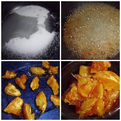 Naranjas Acarameladas naranjas caramelizadas paso a paso