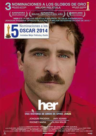 La crítica alaba de forma unánime HER, la película del momento