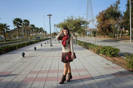 Red and brown Red and brown