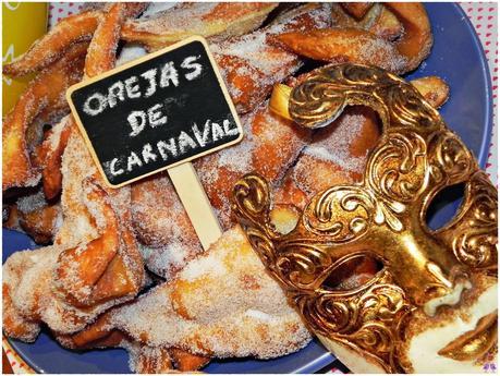 OREJAS DE CARNAVAL RELLENAS DE MEMBRILLO