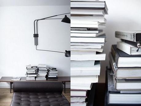 DECORACION MASCULINA EN GRIS, NEGRO Y MADERA