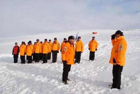 CAMBIO DE COMANDO EN LA BASE BELGRANO II