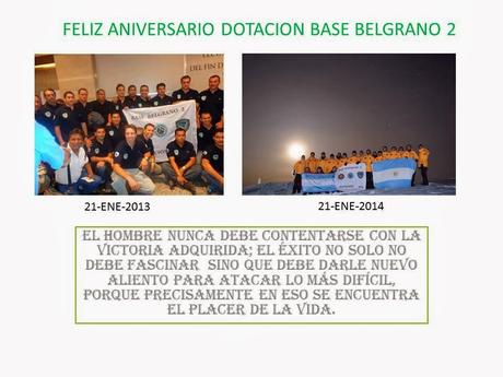 RELEVO DE LA DOTACION 2013 DE BELGRANO II