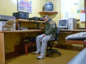 ENTREVISTA AL ENCARGADO DE LA RADIOESTACION DE LA BASE ANTARTICA CARLINI