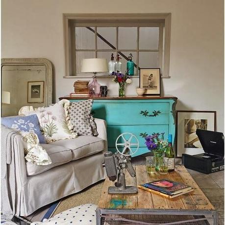 INSPIRACIÓN EN TONOS PASTEL PARA EL SALÓN