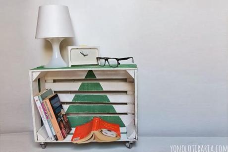 Una lámpara de 2,99€ muy molona. DIY http://www.yonolotiraria.com/2014/02/caja-fruta-mesita-mesa-auxiliar-tuneo-pintar.html