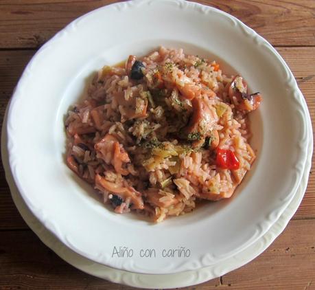 ARROZ CON  PULPO