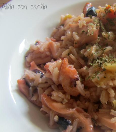 ARROZ CON  PULPO