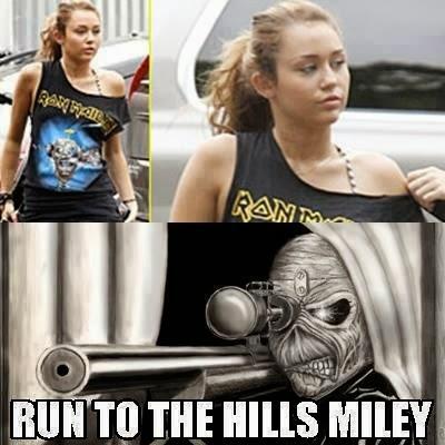 Corre a las colinas, Miley Cyrus