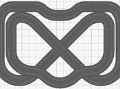 1269. Pequeño circuito scalextric simétrico alturas.