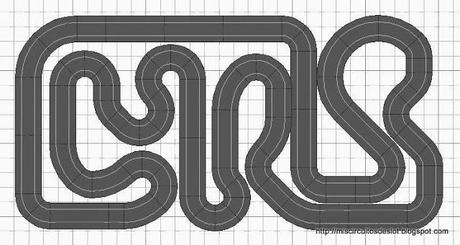Nº 1265 y 1266. Dos circuitos Ninco con muchas curvas interiores.