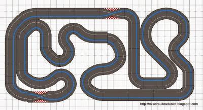 Nº 1265 y 1266. Dos circuitos Ninco con muchas curvas interiores.