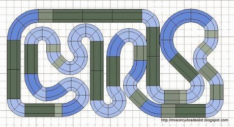 Nº 1265 y 1266. Dos circuitos Ninco con muchas curvas interiores.