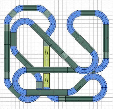 Nº 1251 y 1252. Dos circuitos con 38 curvas equivalentes.