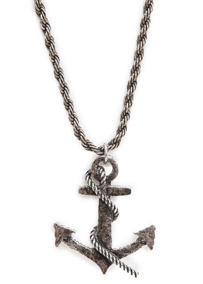 Collar colgante ancla