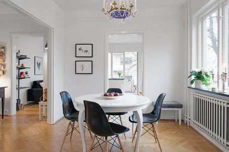 pisos decoración sencilla pisos casas estilo nórdico estilo nórdico escandinavo encimeras de madera cocinas En decoración: Menos es más (más o menos) decoración interiores pisos espacios pequeños decoración cocinas nórdicas cocinas blancas blog interiores nórdicos blog decoración interiores pequeños 