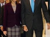 Letizia, look colegial Mobile Congress Barcelona