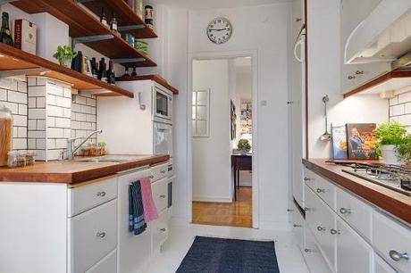 Menos es más, el lema de este piso nórdico.