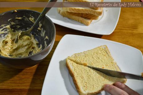 Budín de pan y mantequilla con mermelada de moras - CWK